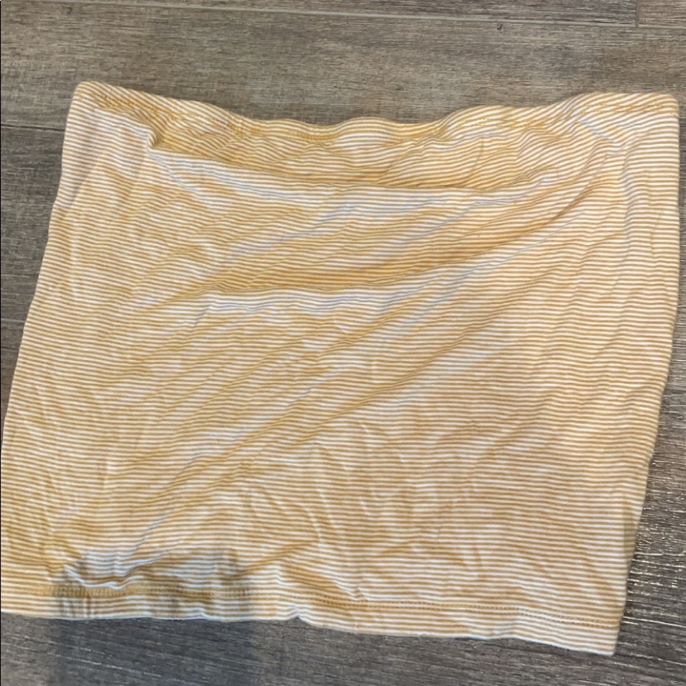 American Eagle tube top (yellow and white stripped)